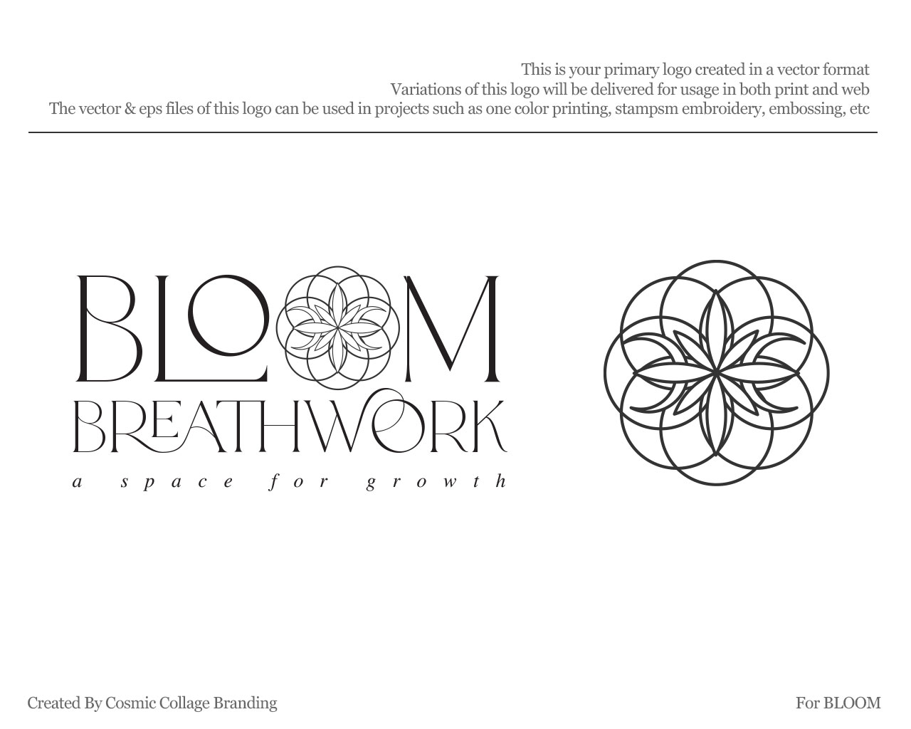 Bloom logo guidelines
