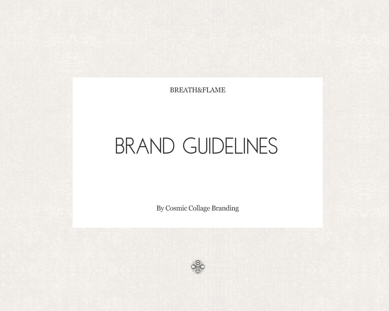 Brand guidelines cover