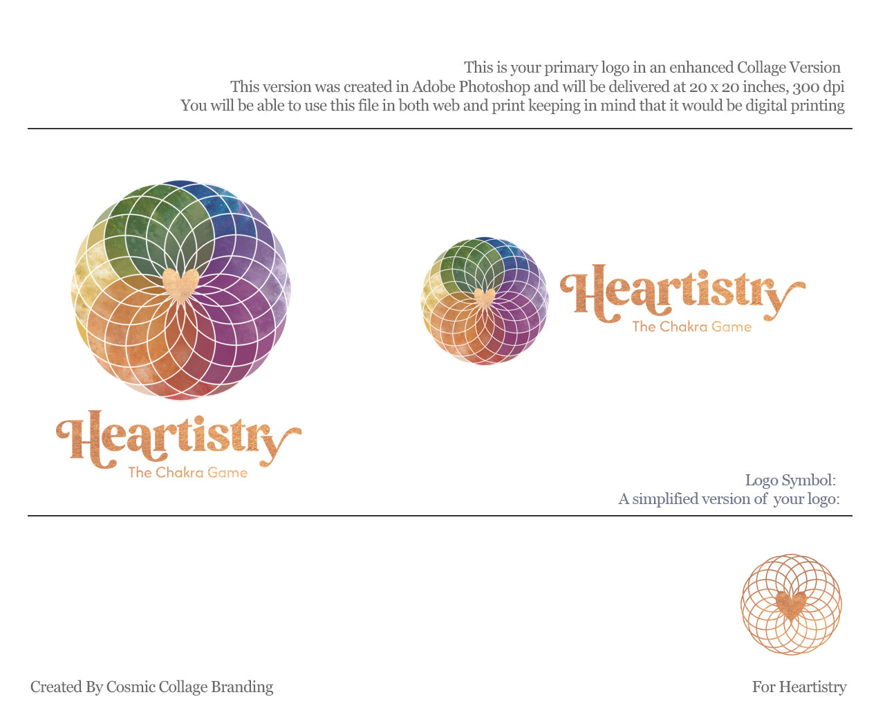 Heartistry collage logo