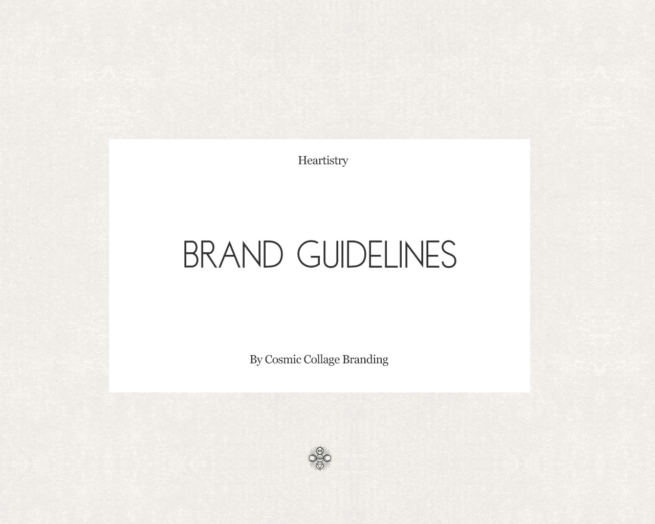 Heartistry brand guidelines cover