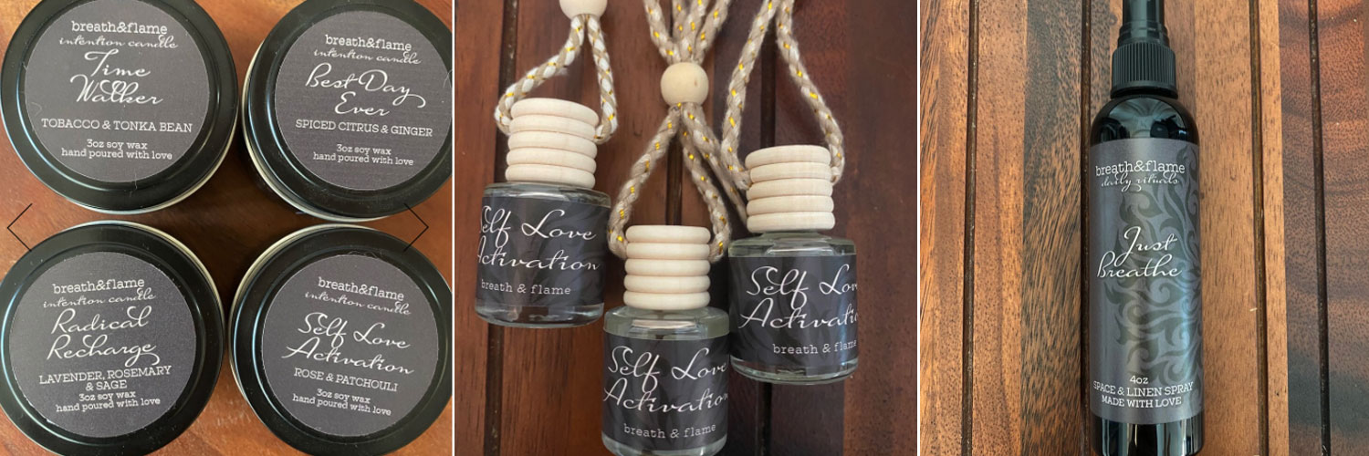 Original Breath and Flame labels