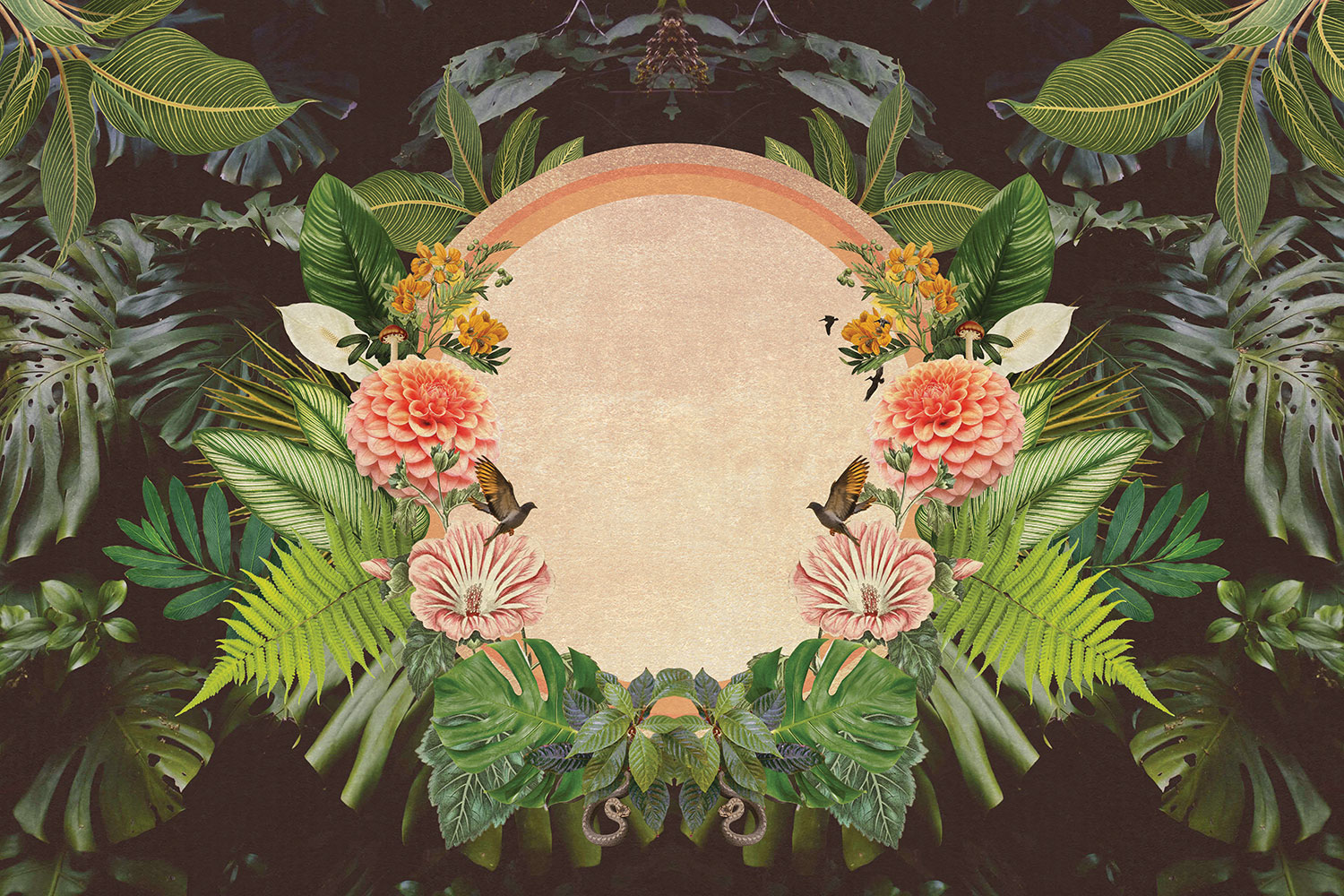 Grow Queen landscape collage