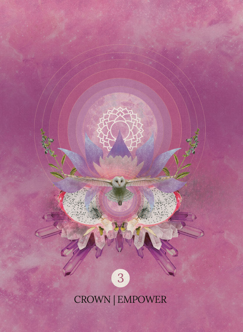 Crown chakra empower card